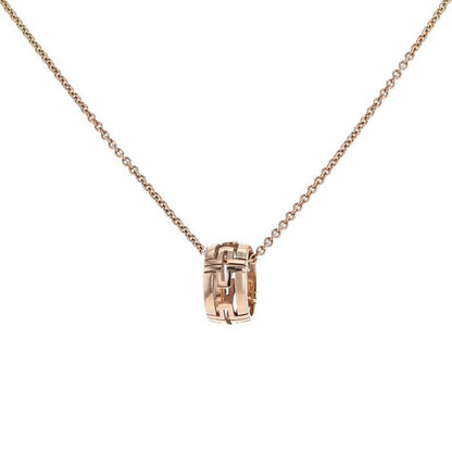 [Kincade Jewelery]PARENTESI NECKLACE PINK GOLD