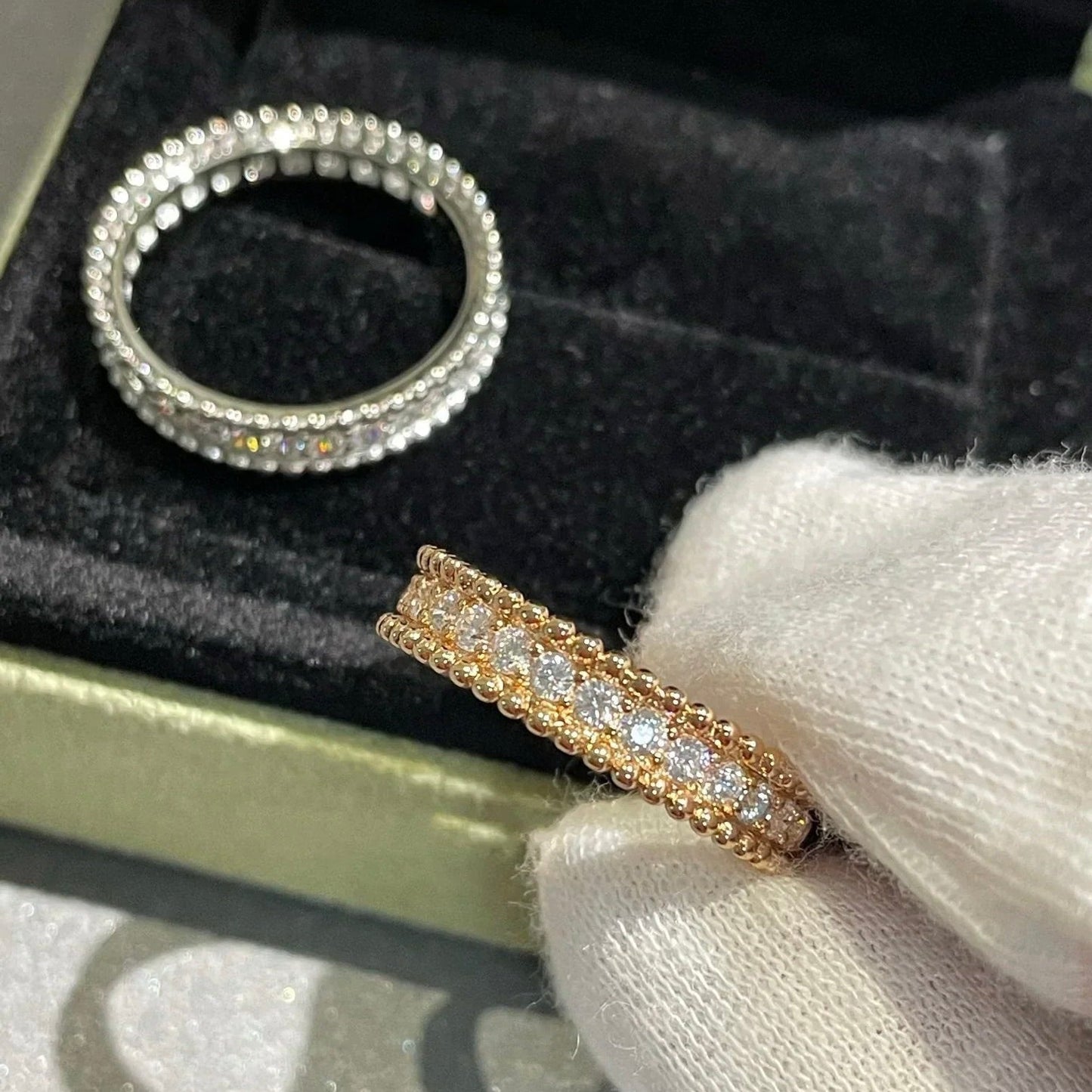 [Kincade Jewelery]PERLEE DIAMOND SILVER RING