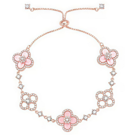 [Kincade Jewelery]Kincade 5 MOTIF PINK BLUE RED WHITE BRACELET