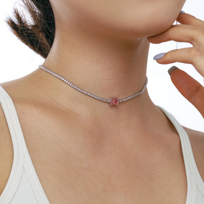 [Kincade Jewelery]2.0 carat Ornate Emerald Cut Necklace