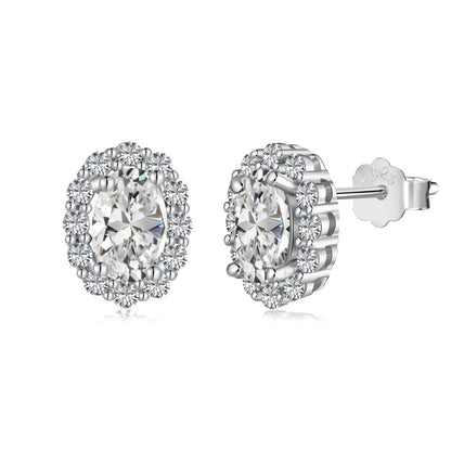 [Kincade Jewelery]Delicate Unique Oval Cut Daily Earrings