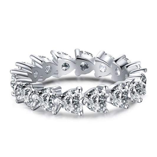 [Kincade Jewelery]0.25 Carat Radiant Romance Heart Cut Lover Ring