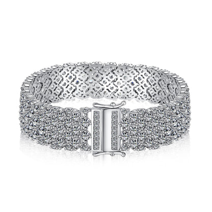 [Kincade Jewelery]Ornate Elegant Round Cut Party Bracelet