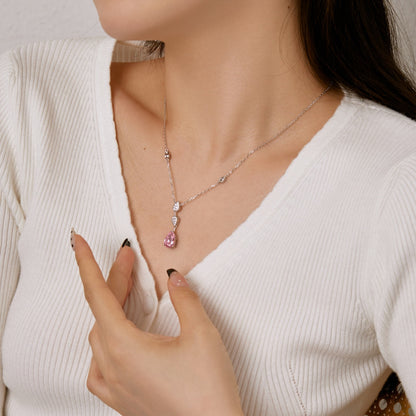 [Kincade Jewelery]Dazzling Pear Cut Necklace