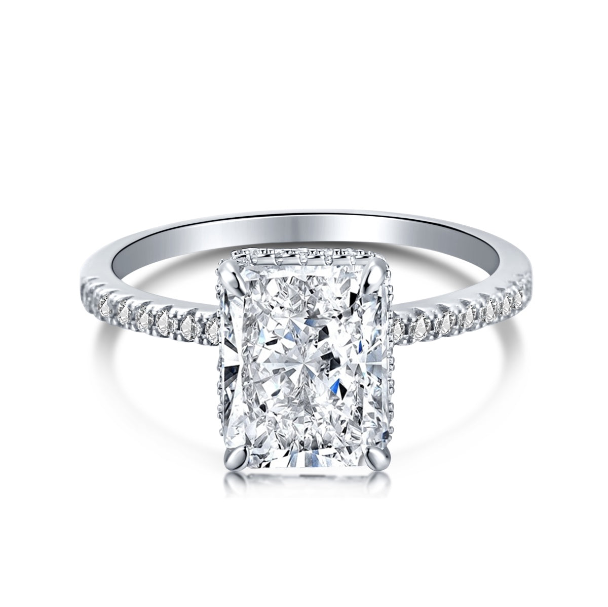 [Kincade Jewelery]4.0 Carat Luxurious Engagement Ring