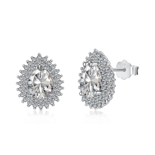 [Kincade Jewelery]Delicate Gorgeous Pear Cut Daily Earrings