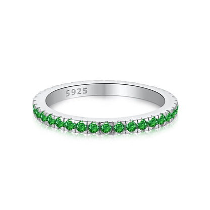 [Kincade Jewelery]Delicate Sparkling Round Cut Daily Ring
