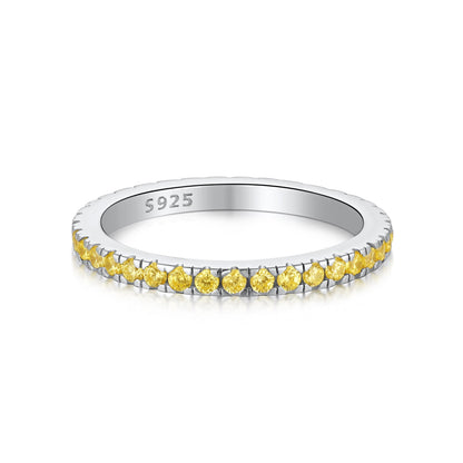 [Kincade Jewelery]Delicate Sparkling Round Cut Daily Ring