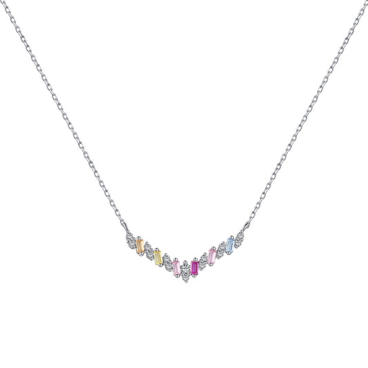 [Kincade Jewelery]Dazzling Rainbow Necklace