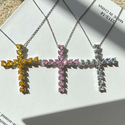 [Kincade Jewelery]Radiant Cross Shape Necklace