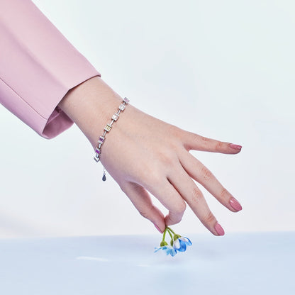 [Kincade Jewelery]Dainty Charming Emerald Cut Daily Bracelet