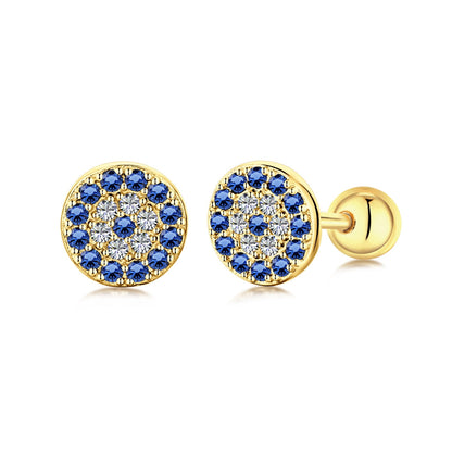 [Kincade Jewelery]Devil's Eye Ear Bone Nail Earrings