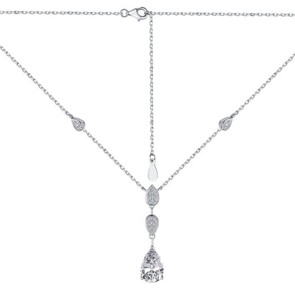 [Kincade Jewelery]Dazzling Pear Cut Necklace