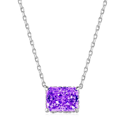 [Kincade Jewelery]Luxurious Square Shape Colorful Necalack