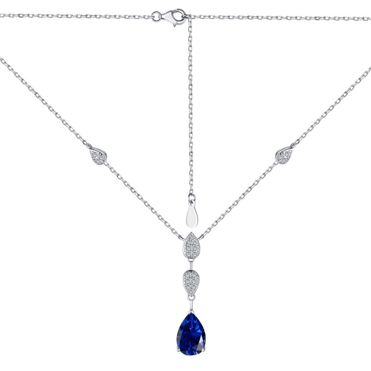 [Kincade Jewelery]Dazzling Pear Cut Necklace