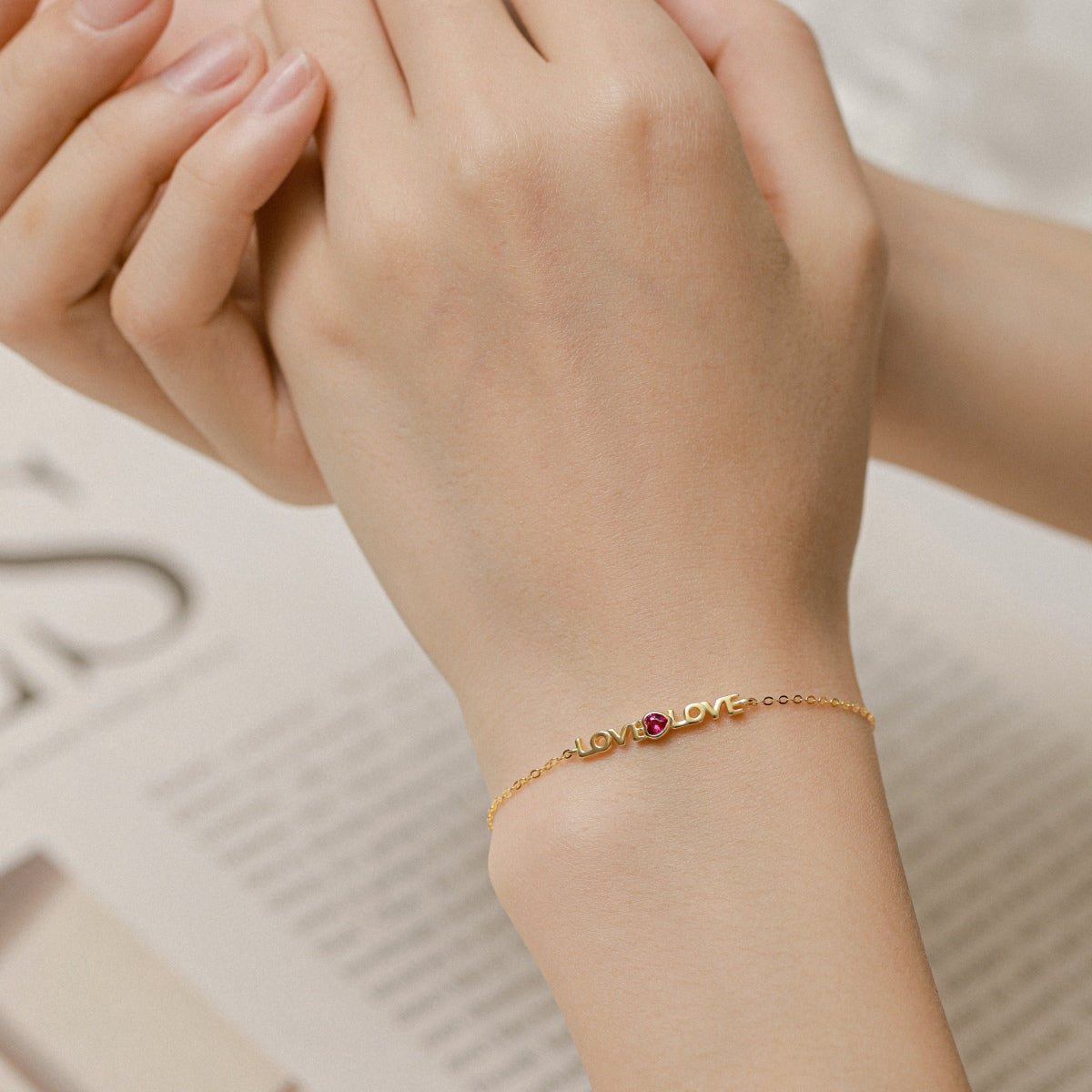 [Kincade Jewelery]Romantic Heart Shape Lover Bracelet