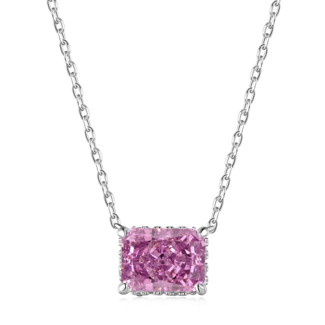 [Kincade Jewelery]Luxurious Square Shape Colorful Necalack