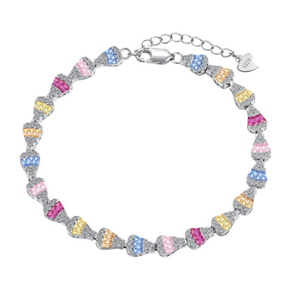 [Kincade Jewelery]Radiant Water Drop Shape Daily Bracelet