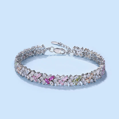 [Kincade Jewelery]Dazzling Unique Multi Shape Daily Bracelet