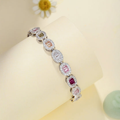 [Kincade Jewelery]Exquisite Ornate Emerald Cut Daily Bracelet