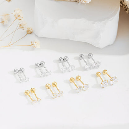 [Kincade Jewelery]Unique U-Shaped Ear Bone Earrings