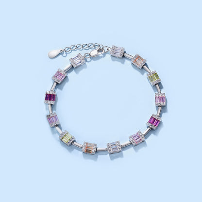 [Kincade Jewelery]Dainty Charming Emerald Cut Daily Bracelet