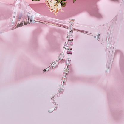 [Kincade Jewelery]Dainty Charming Emerald Cut Daily Bracelet