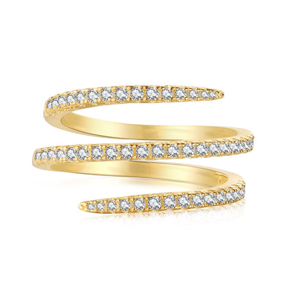 [Kincade Jewelery]Unique Vibrant Entangle Daily Ring