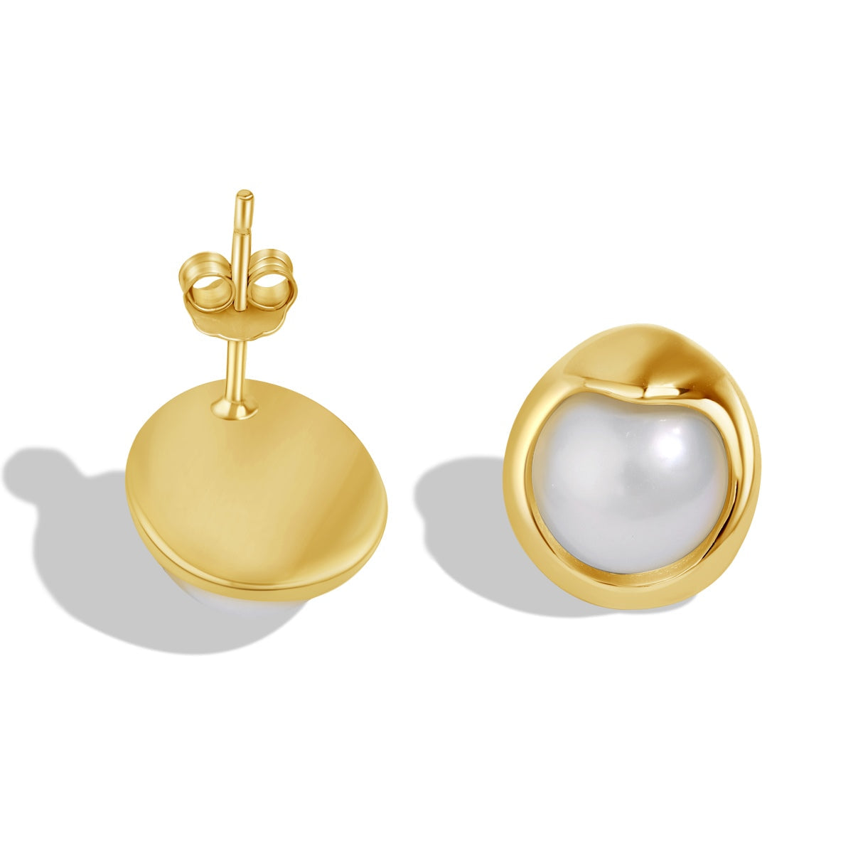 [Kincade Jewelery]Dainty Bread Pearl Earrings