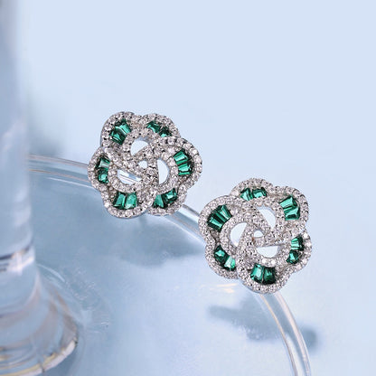 [Kincade Jewelery]Exquisite Flower Shape Daily Earrings