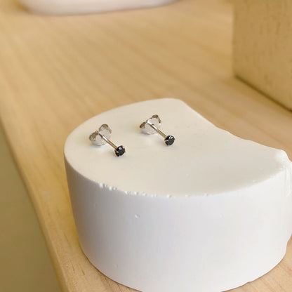 [Kincade Jewelery]Delicate Solitaire Earrings