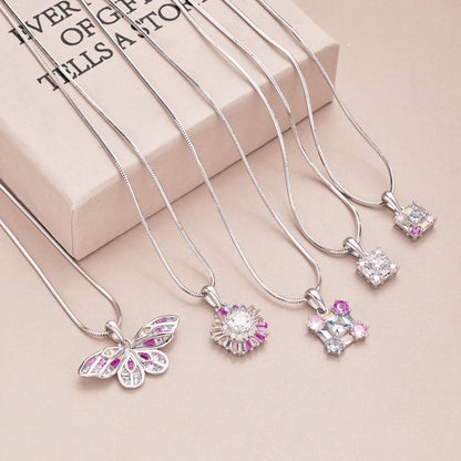 [Kincade Jewelery]Charming Flower Colorful Necklace