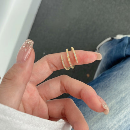 [Kincade Jewelery]Unique Vibrant Entangle Daily Ring