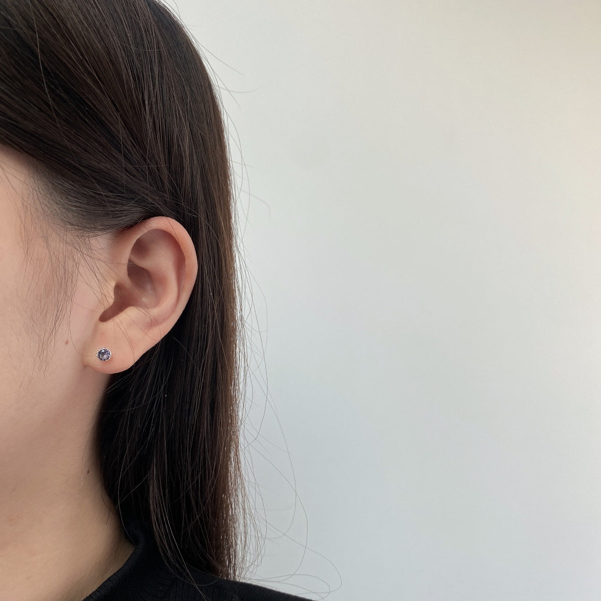 [Kincade Jewelery]Sparkling Colorful Round Shape Earrings