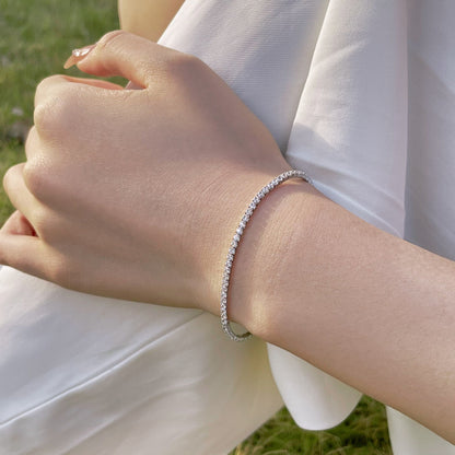 [Kincade Jewelery]Radiant Colorful Round Cut Party Bracelet