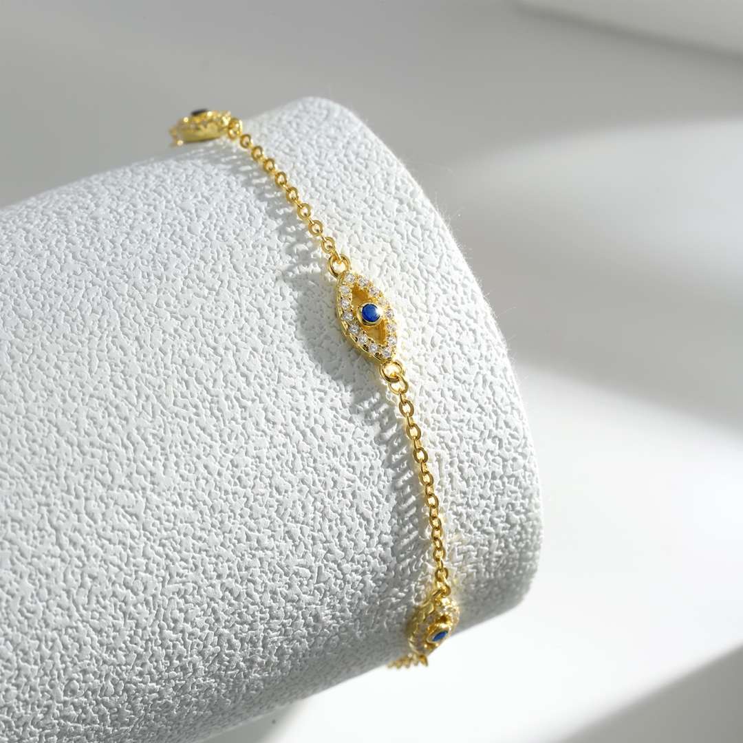 [Kincade Jewelery]Evil Eye Shape Pendent Necklace