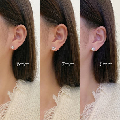 [Kincade Jewelery]Dainty Round Shape Earrings