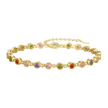 [Kincade Jewelery]Sparkling Exquisite Round Cut Party Bracelet