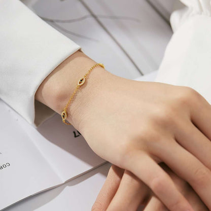 [Kincade Jewelery]Evil Eye Shape Pendent Necklace