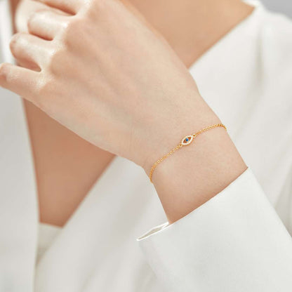 [Kincade Jewelery]Evil Eye Shape Necklace