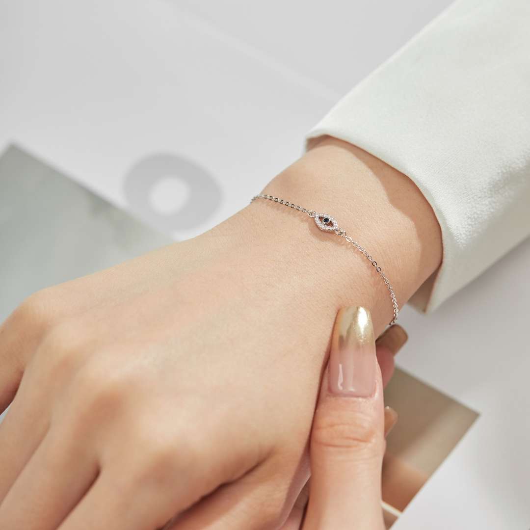 [Kincade Jewelery]Evil Eye Shape Necklace