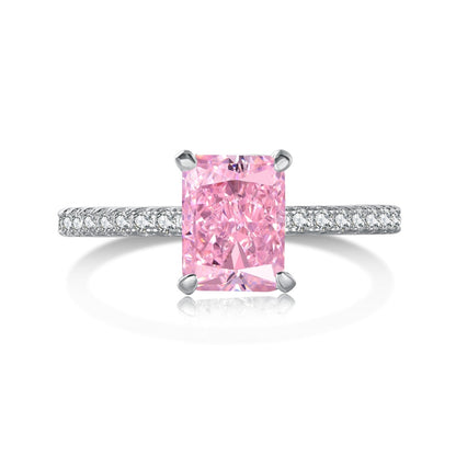 [Kincade Jewelery]2.0 Carat Dazzling Sparkling Radiant Cut Party Ring