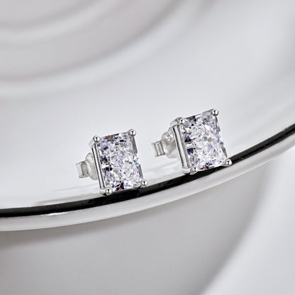 [Kincade Jewelery]Radiant Luxurious Princess Cut Daily Earrings