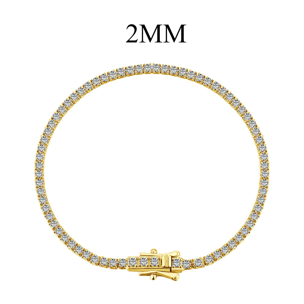 [Kincade Jewelery]Radiant Colorful Round Cut Party Bracelet