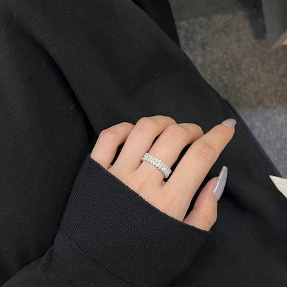 [Kincade Jewelery]Splashy Ornate Emerald Cut Cocktail Ring