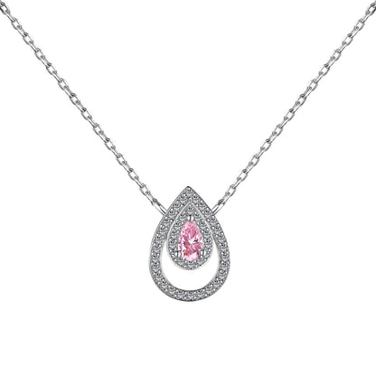 [Kincade Jewelery]Sparkling Pear Cut Necklace