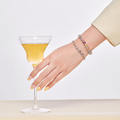 [Kincade Jewelery]Delicate Colorful Multi Cut Party Bracelet