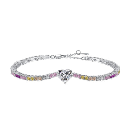 [Kincade Jewelery]Delicate Romantic Heart Shape Lover Bracelet