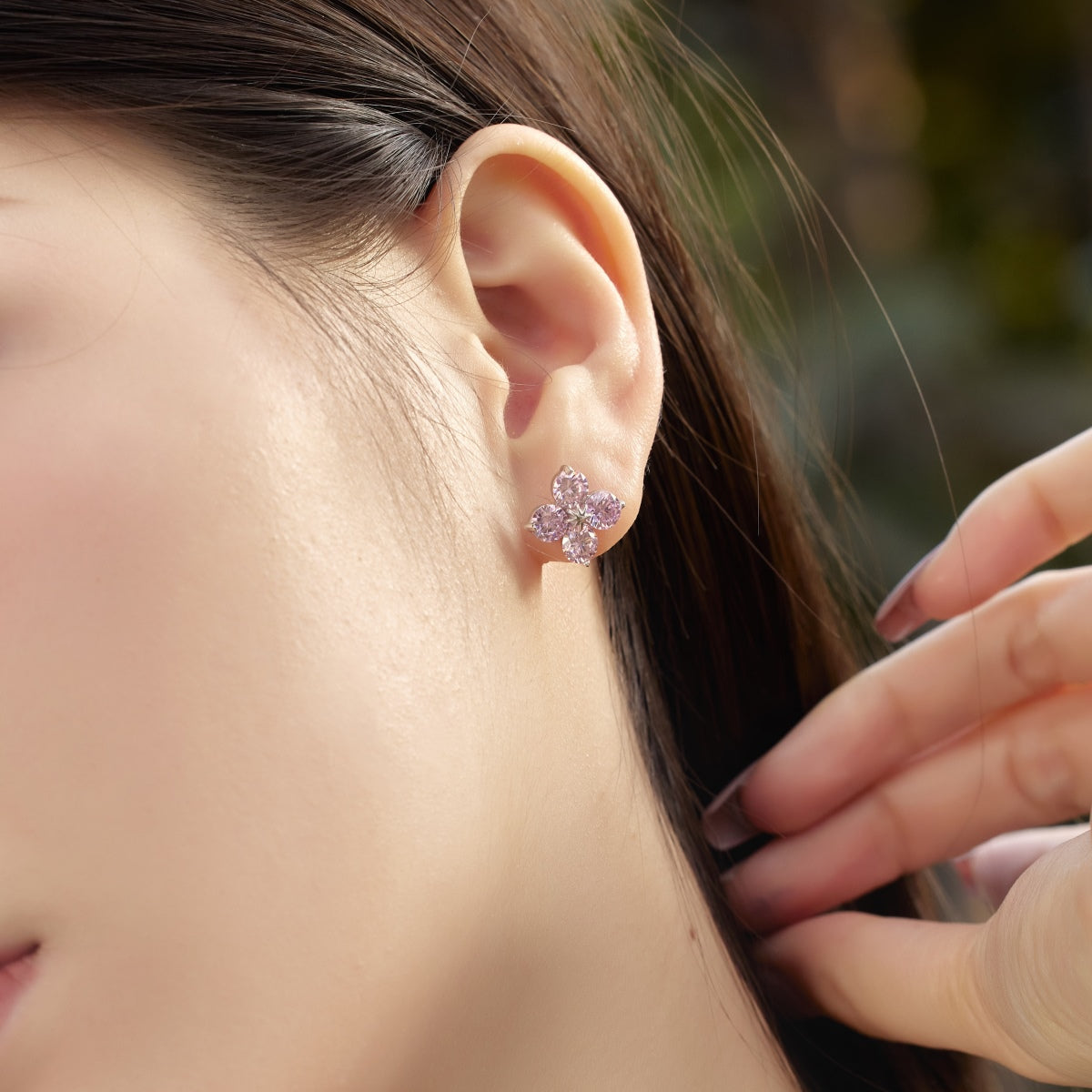 [Kincade Jewelrys]Four-Leaf Clover Eight-Pointed Star Earrings