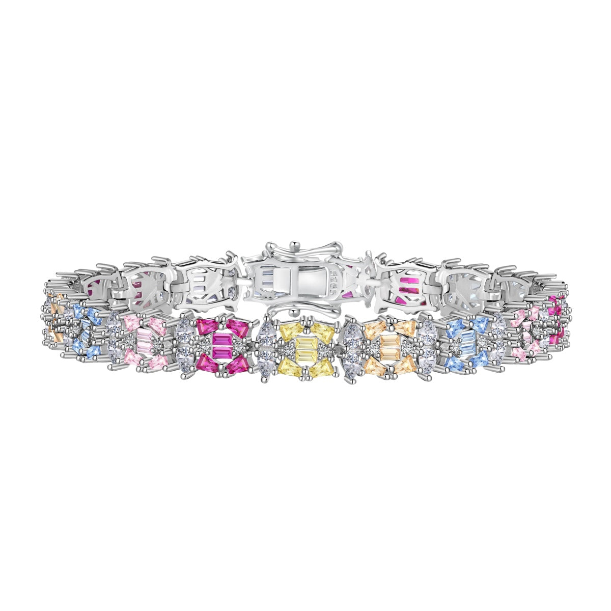[Kincade Jewelery]Delicate Colorful Multi Cut Party Bracelet